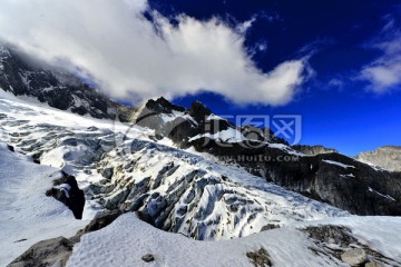 冰川 玉龙雪山