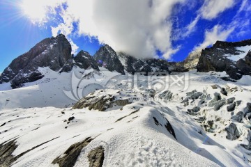 玉龙雪山 山顶