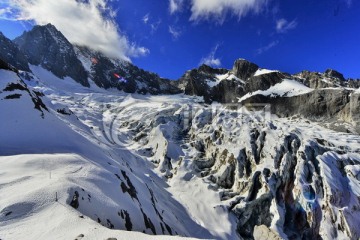 冰川 玉龙雪山