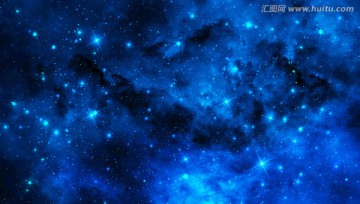 藍(lán)色星空背景