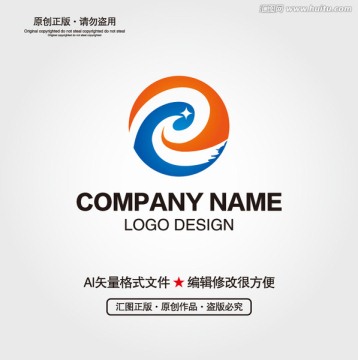 R字母LOGO设计