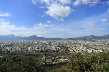 丽江 象山俯视 丽江市