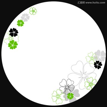 線條花