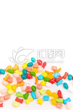 彩色的糖 食物背景 素材