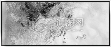 抽象 水墨 中式風(fēng)格畫