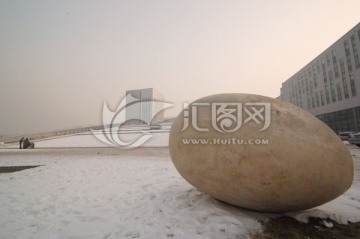 沈阳雪景 沈阳儿童活动中心