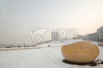 沈阳雪景 沈阳儿童活动中心