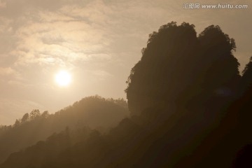 张家界 武陵源 著名景点 旅游