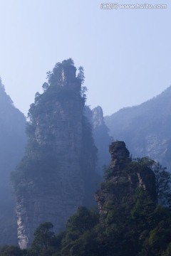 张家界 武陵源 著名景点 旅游