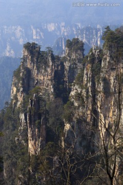 张家界 武陵源 著名景点 旅游