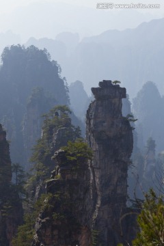 张家界 武陵源 著名景点 旅游