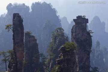 张家界 武陵源 著名景点 旅游