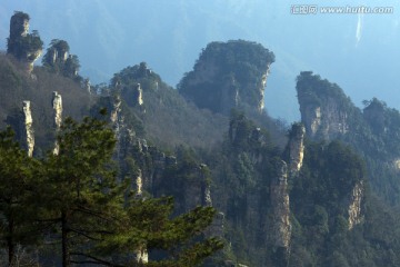 张家界 武陵源 著名景点 旅游