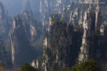 张家界 武陵源 著名景点 旅游