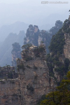 张家界 武陵源 著名景点 旅游