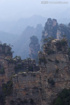 张家界 武陵源 著名景点 旅游