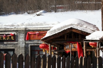 雪乡 雪景 白雪