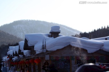 雪乡 雪景 白雪 乡愁 乡村