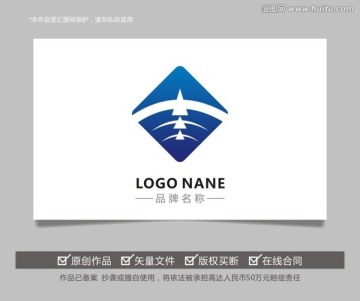 科技船舶科技海洋飞鸟LOGO