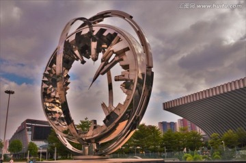 深圳北站广场雕塑