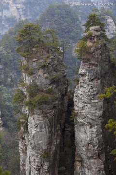 张家界 武陵源 著名景点 旅游