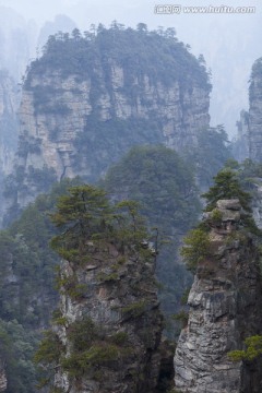 张家界 武陵源 著名景点 旅游