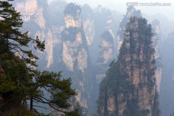 张家界 武陵源 著名景点 旅游