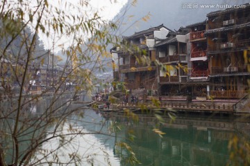 凤凰古城 湘西 著名景点 冬天