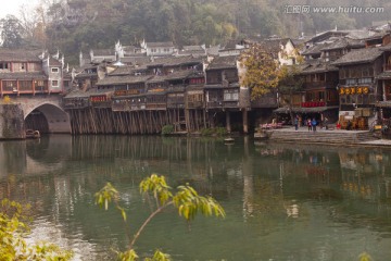 凤凰古城 夜景 湘西 著名景点