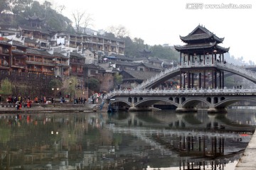 凤凰古城 夜景 湘西 著名景点