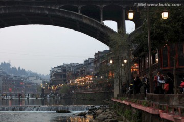 凤凰古城 夜景 湘西 著名景点