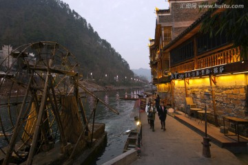 凤凰古城 夜景 湘西 著名景点