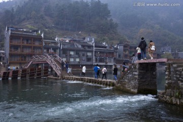 凤凰古城 湘西 著名景点 冬天