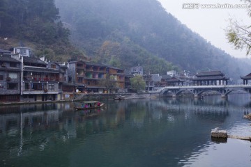 凤凰古城 湘西 著名景点 冬天