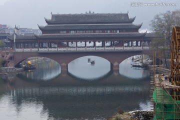 凤凰古城 湘西 著名景点 冬天