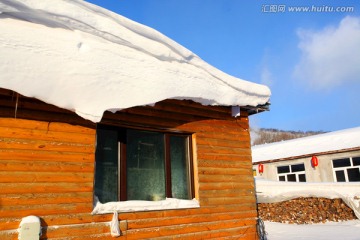 雪乡 雪景 白雪 乡愁 乡村