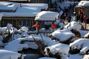 雪乡 雪景 白雪