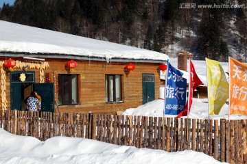 雪乡 双峰林场 春节 红灯