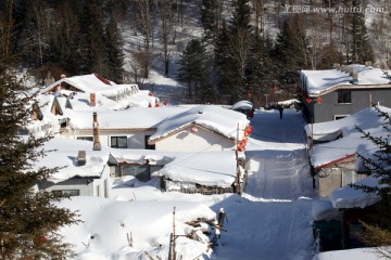 雪乡 双峰林场 中国雪乡 雪景