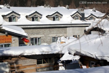 雪乡 双峰林场 春节 红灯 灯