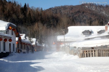 雪乡 双峰林场 中国雪乡 雪景