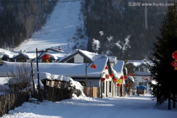 雪乡 双峰林场 中国雪乡 雪景