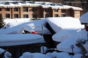 雪乡 双峰林场 中国雪乡 雪景