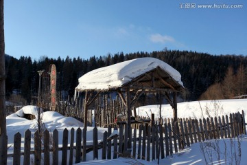 雪乡 双峰林场 中国雪乡 雪景