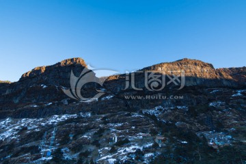 日出轿子雪山风光