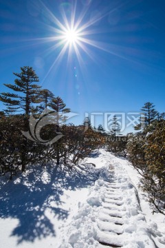 轿子雪山风光