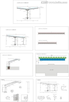 车棚设计图纸一套