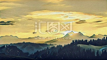 风景装饰画