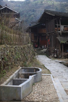 地笋苗寨 湘西 少数名族 山寨