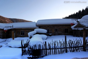 雪乡 双峰林场 雪景 白雪 乡